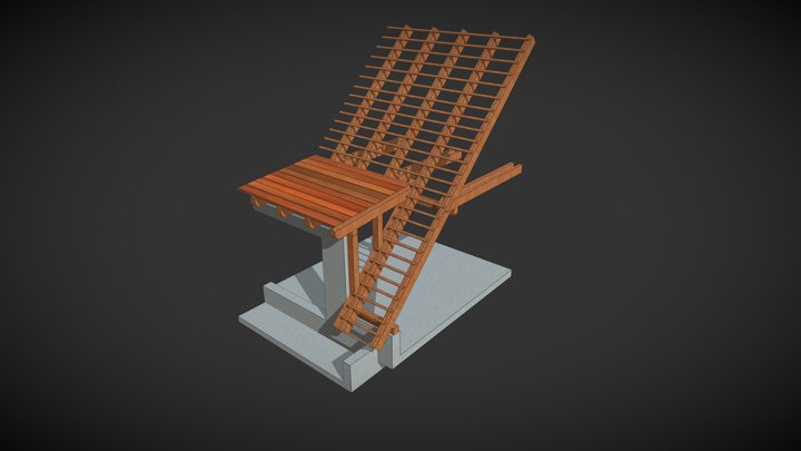Roof structures 3D Model