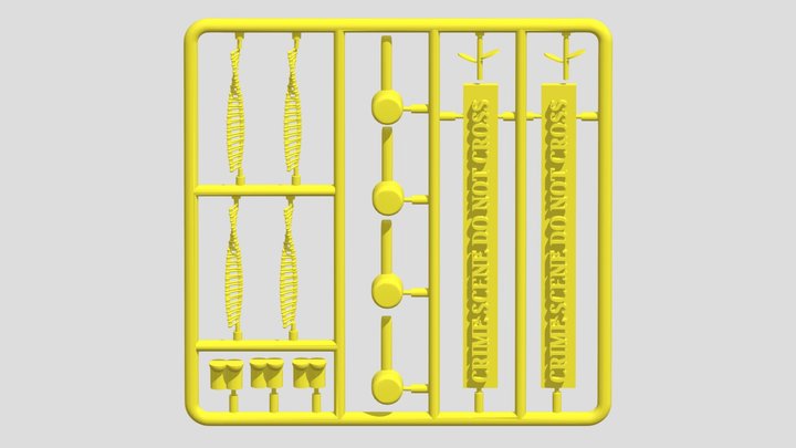 Forensic Analyst S.P.R.U.E. Plastic Sprue Set 3D Model
