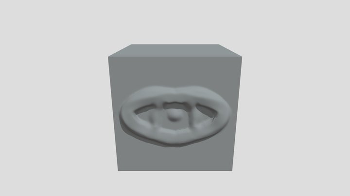 Anatomy Cube-002-Student Sculpting Exercise 3D Model