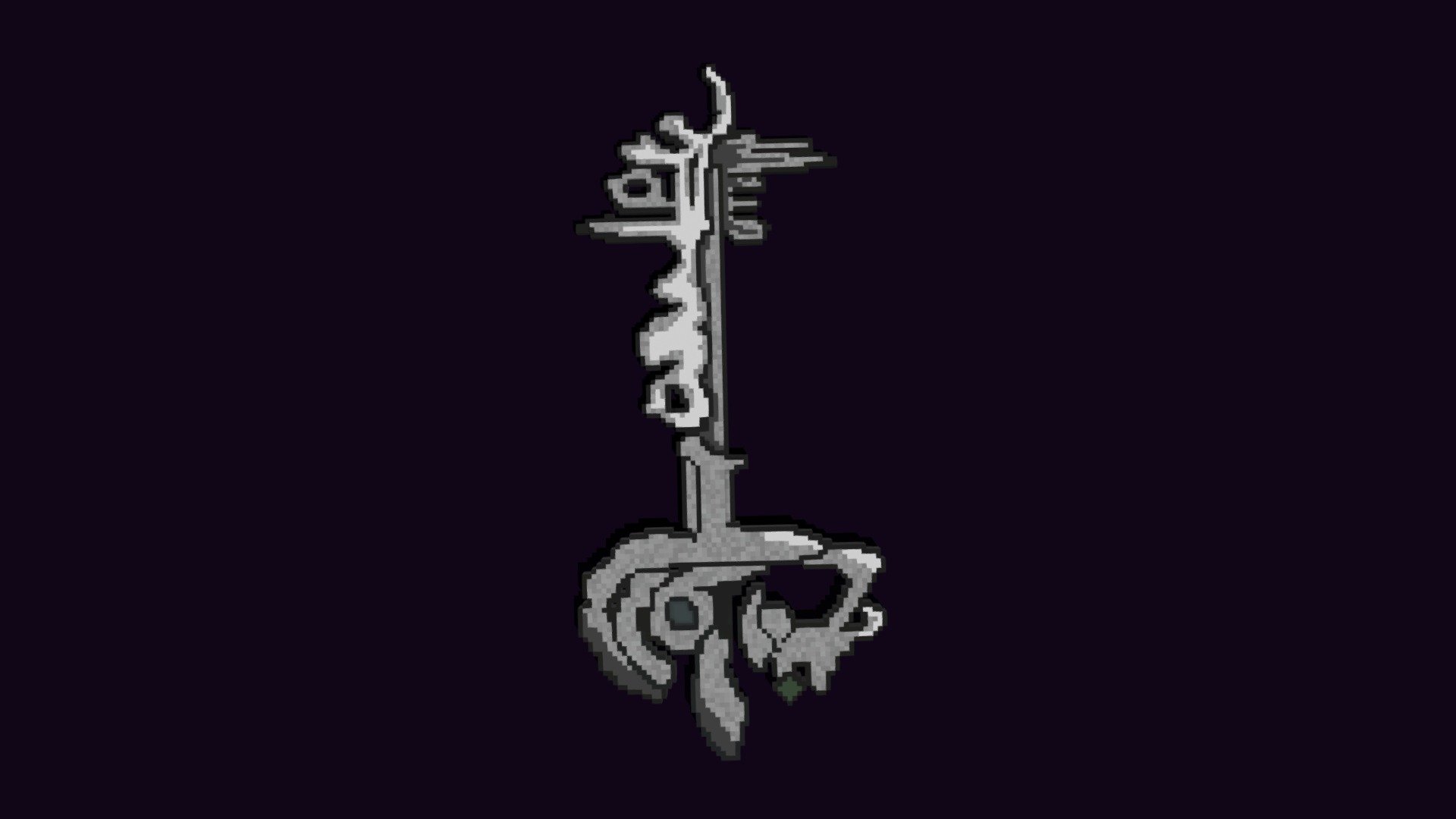 The silver key Cthulhu 3D model by poyu39 (bruce920309) [227e39c