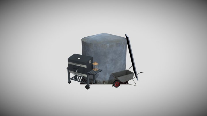 [DAE Assignment] 5 Props - Milestone 3D Model