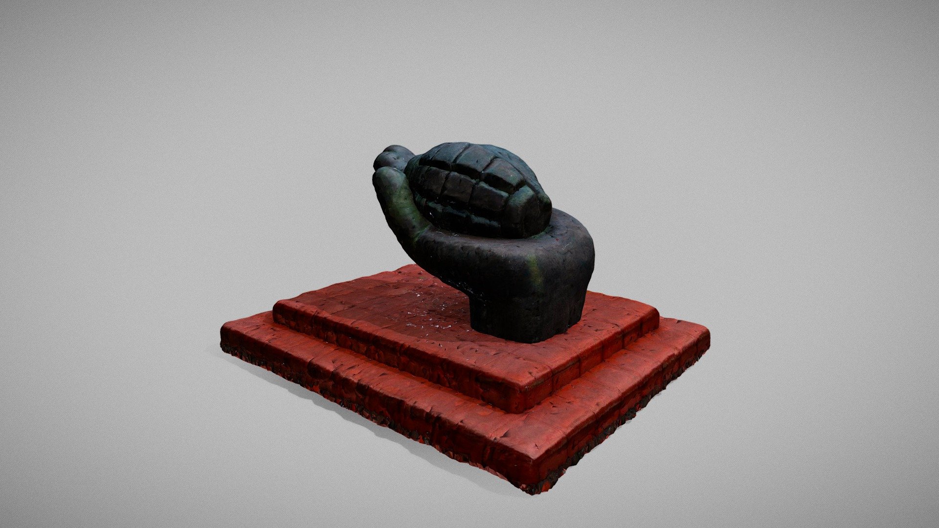 Memorial grenade — Sketchfab embed 3D viewer