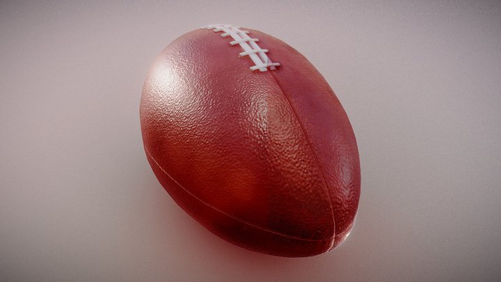 Football 3D Model