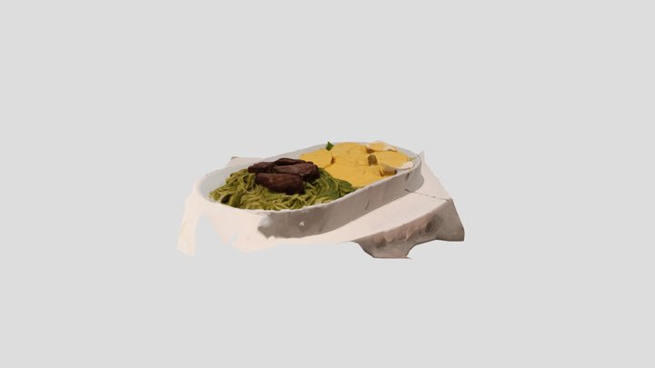 Peruvian Food - Tallarines Verdes + Huancaina