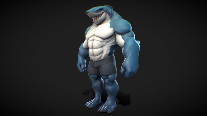 Tralalero Tralala Shark Brainrot (Roblox Bundle) 3D Model