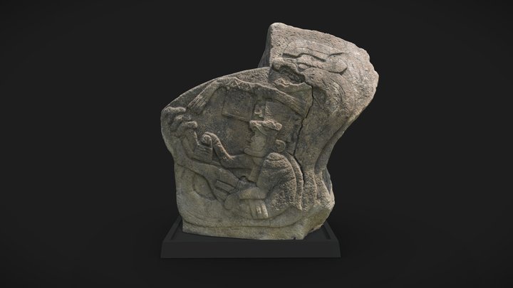 Olmec Plumed Serpent - Quetzalcoatl (Monument19) 3D Model