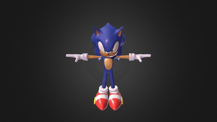 Sonic remake 3D Model