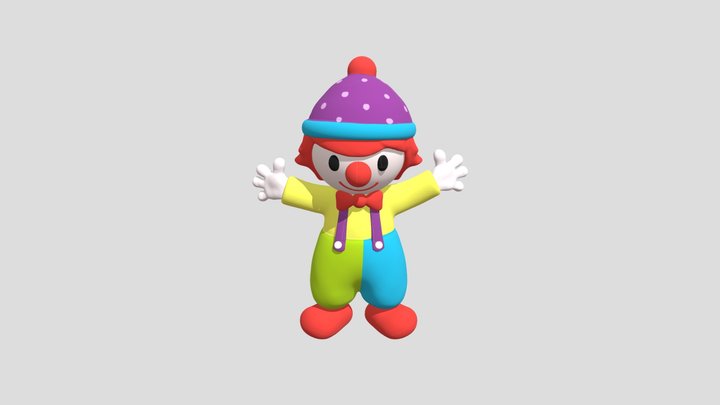 QQ-clown 3D Model