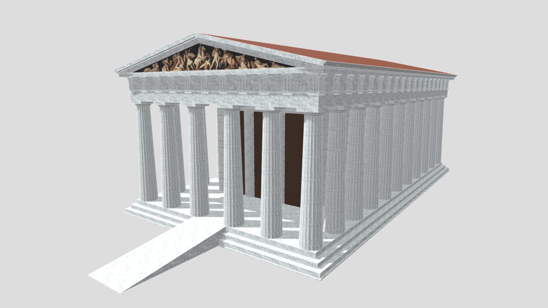 Temple of Asclepius at Epidaurus - Download Free 3D model by ...