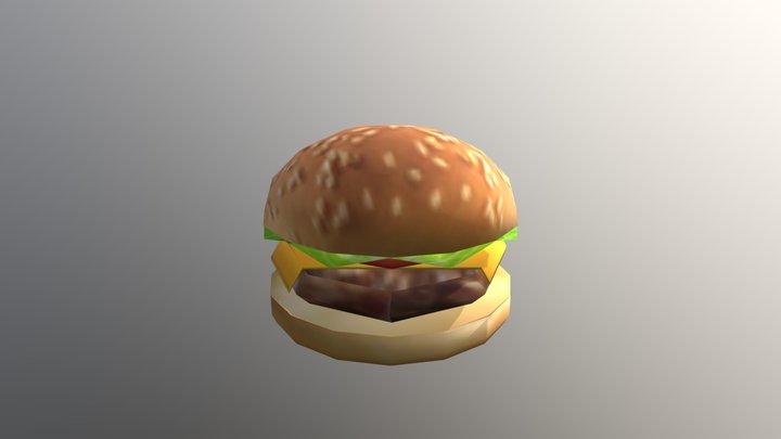 J Hamburguer 3D Model