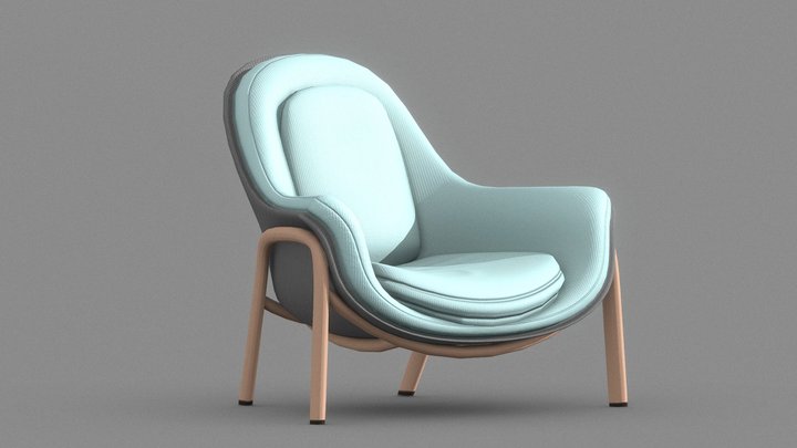 Womb Chair 3D Model