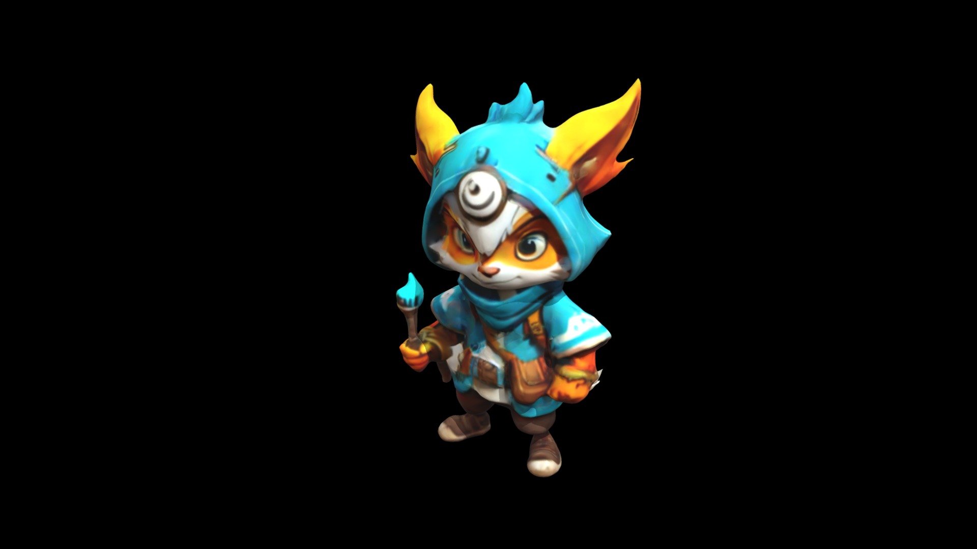 Character Design The fox-like protagonist of an - Download Free 3D ...
