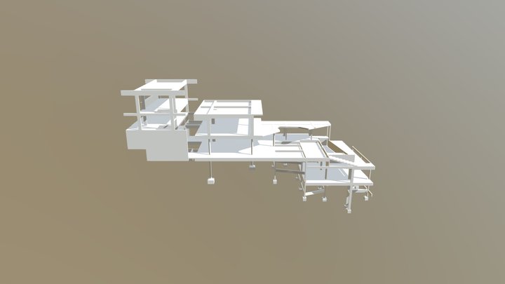 Fundação HEL0792- Vista3D-ESTRUTURA 3D Model