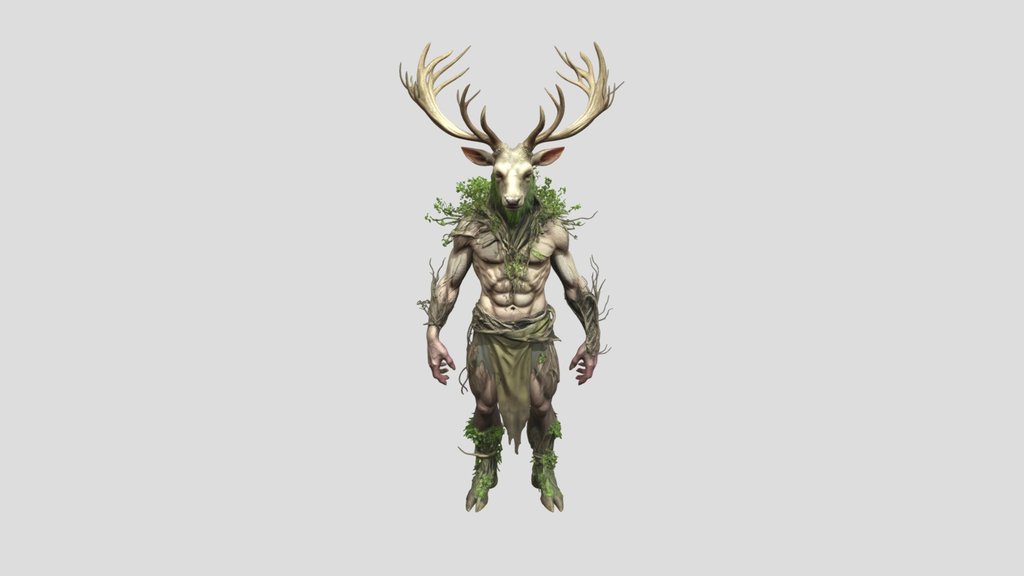 Antlered Forest Guardian