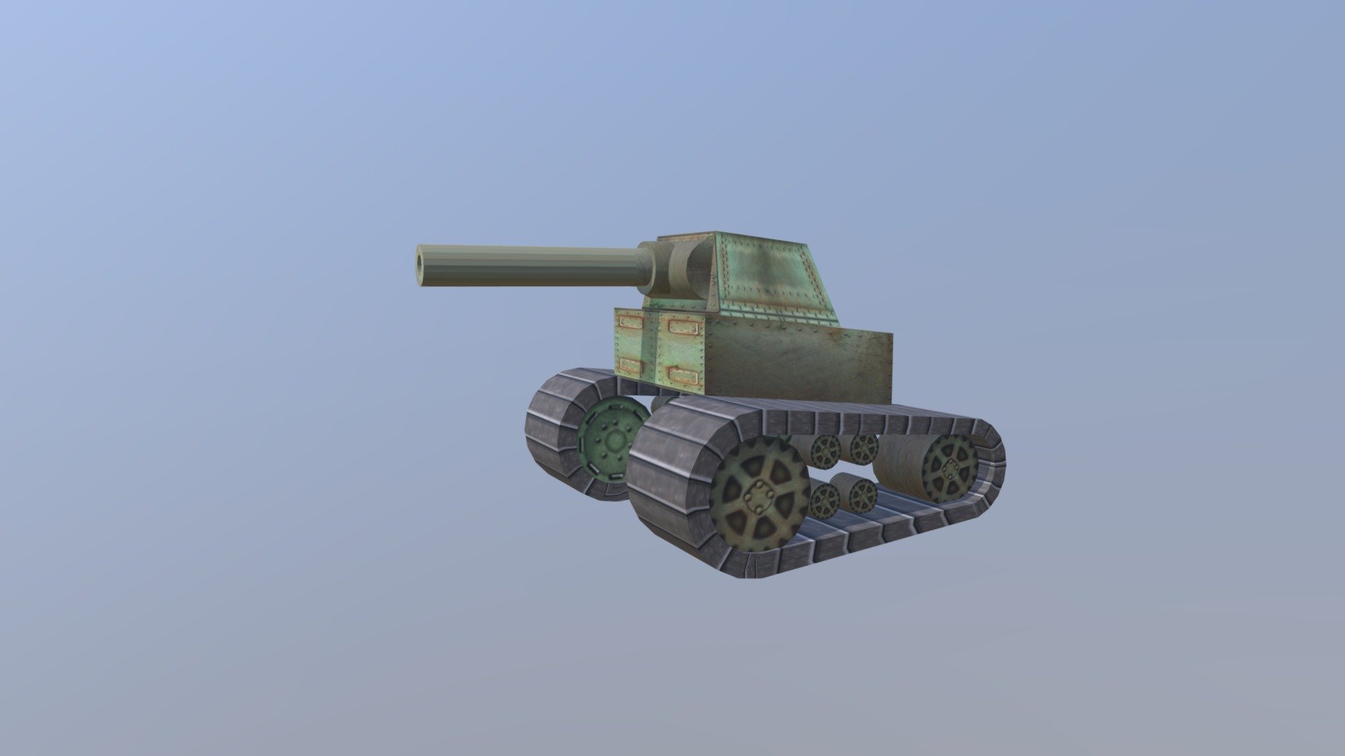 Low poly tank