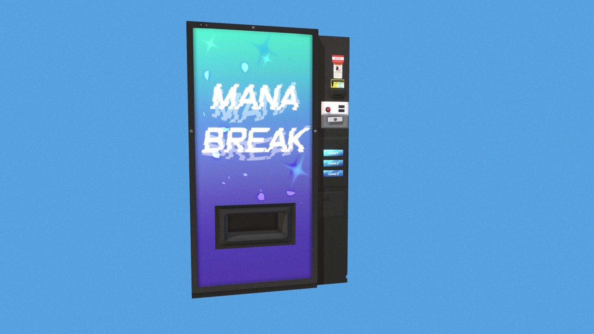 Stat Based Vending Machine- Mana - 3D model by ANIO_Official [2288428 ...