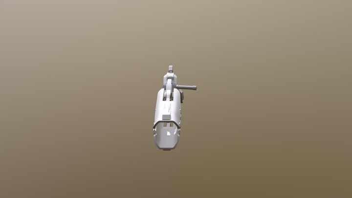 Zarya's Particle Cannon 3D Model