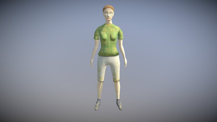Character for Egyptian Scene 3D Model