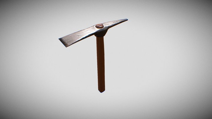 Pickaxe Tool 3D Model