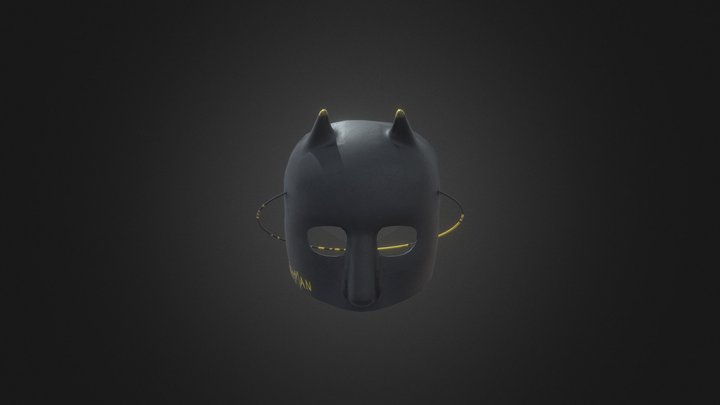 Batman Mask 3D Model