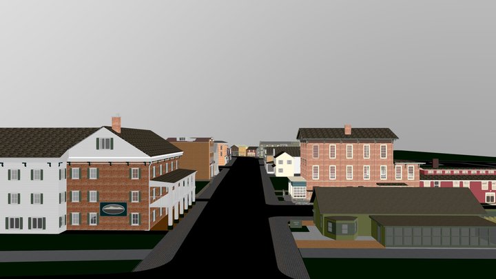 Frenchtown 3D Model