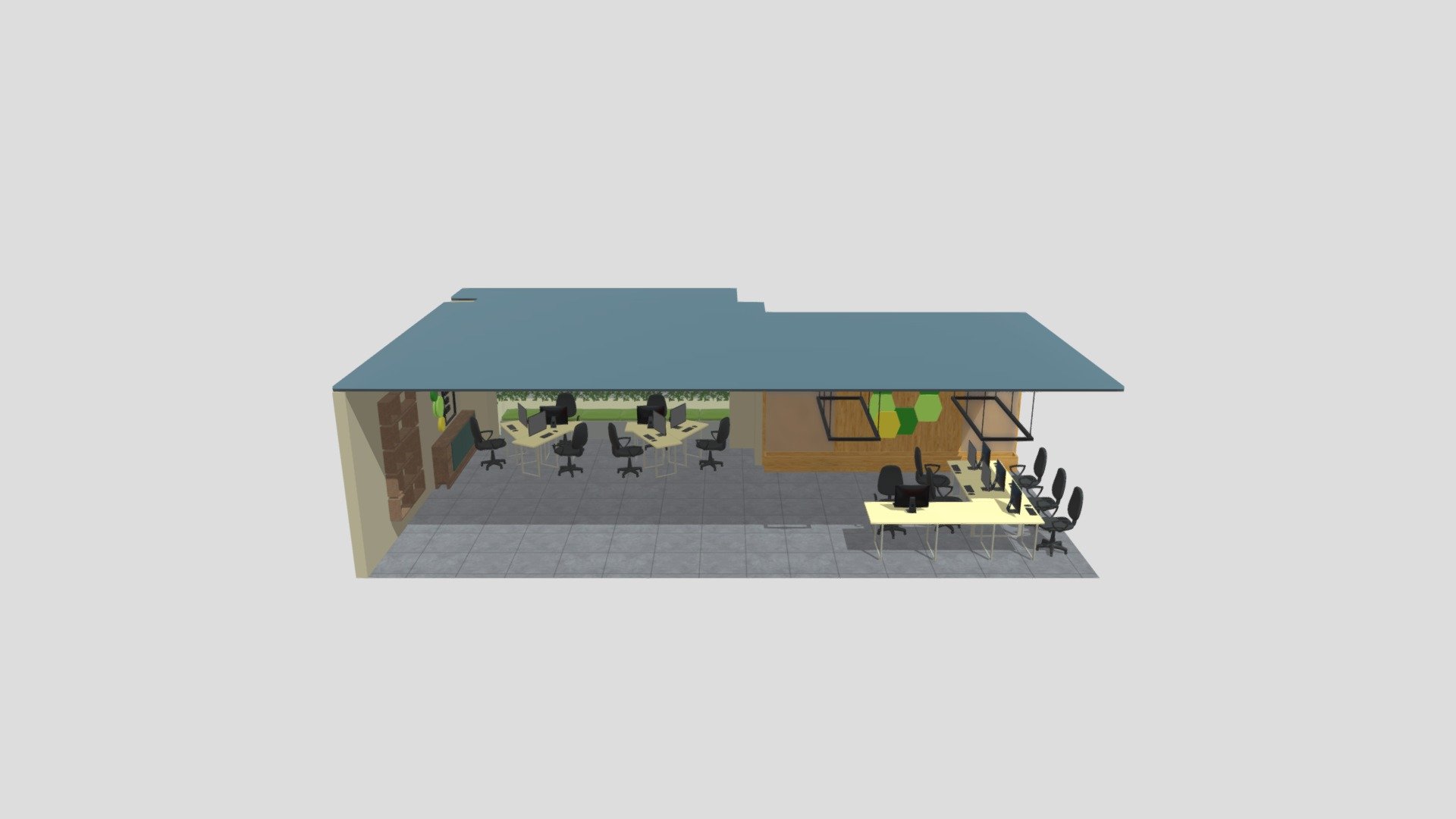 Office interior - Hi res — Sketchfab embed 3D viewer