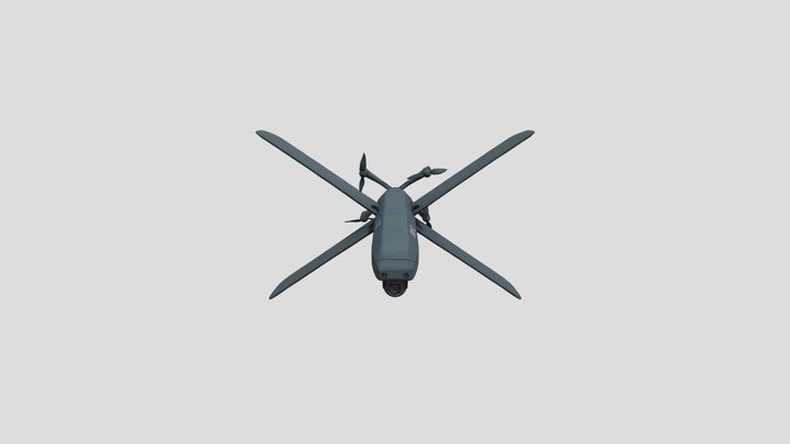 HX-2 drone – Modello 3D gratuito STL