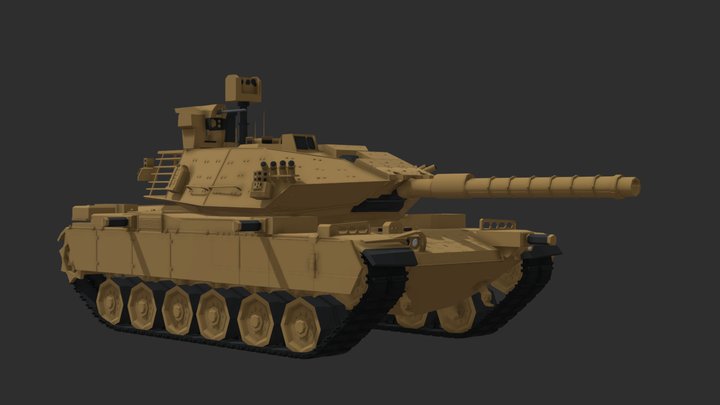 [Low Poly] M60TM - TİYK 3D Model