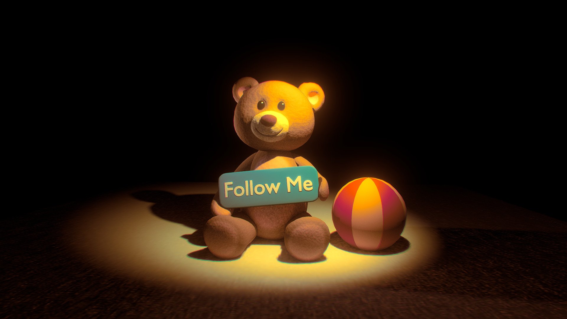 Teddy-b - Download Free 3D Model By Tiago (@ttiaguinho) [228d676 ...