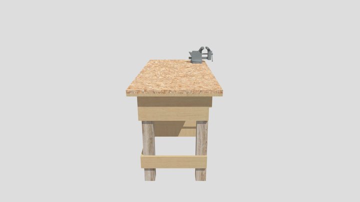 carpenterTable 3D Model