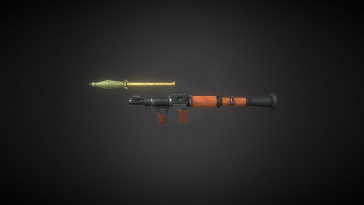 RPG Missile Luncher 3D Model