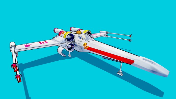X-Wing Fighter || Happy Star Wars Day~~ 3D Model