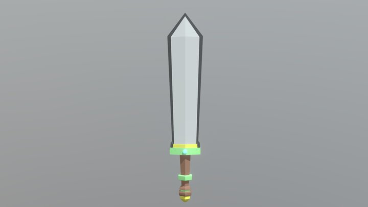 Sword Tutorial 3D Model