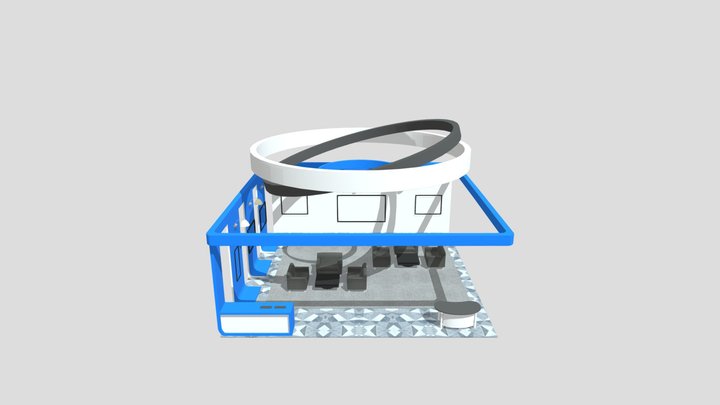 C_Booth 3D Model