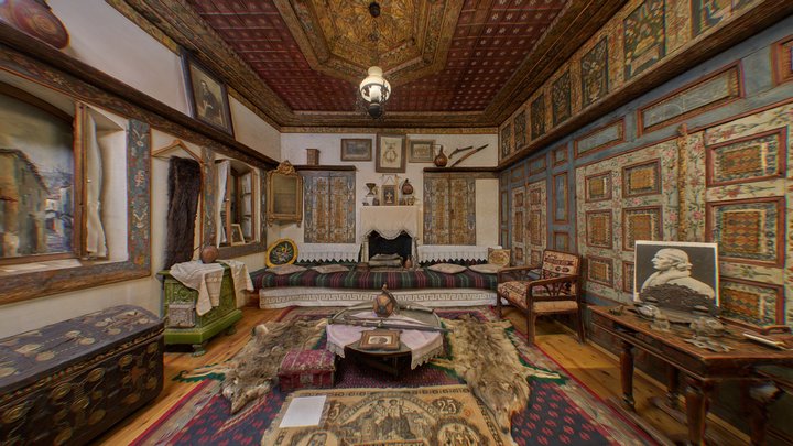 Sakelarios Mansion room - kozani - Greece 3D Model