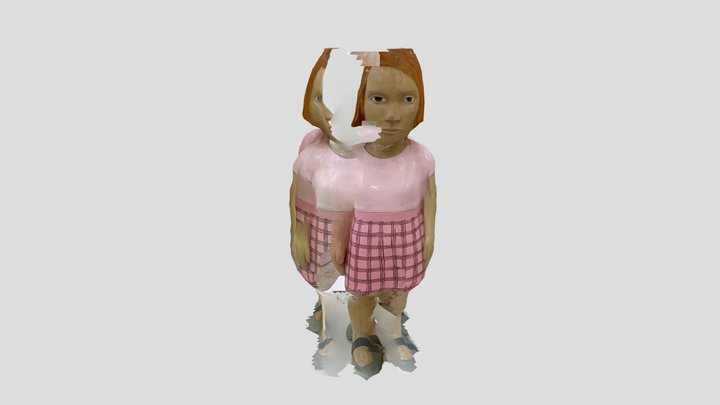 double girl sculpturew 3D Model