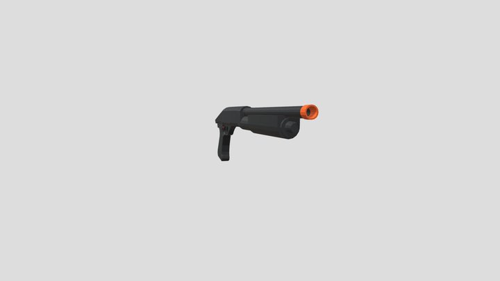 CYMA M870 Airsoft Shotgun 3D Model