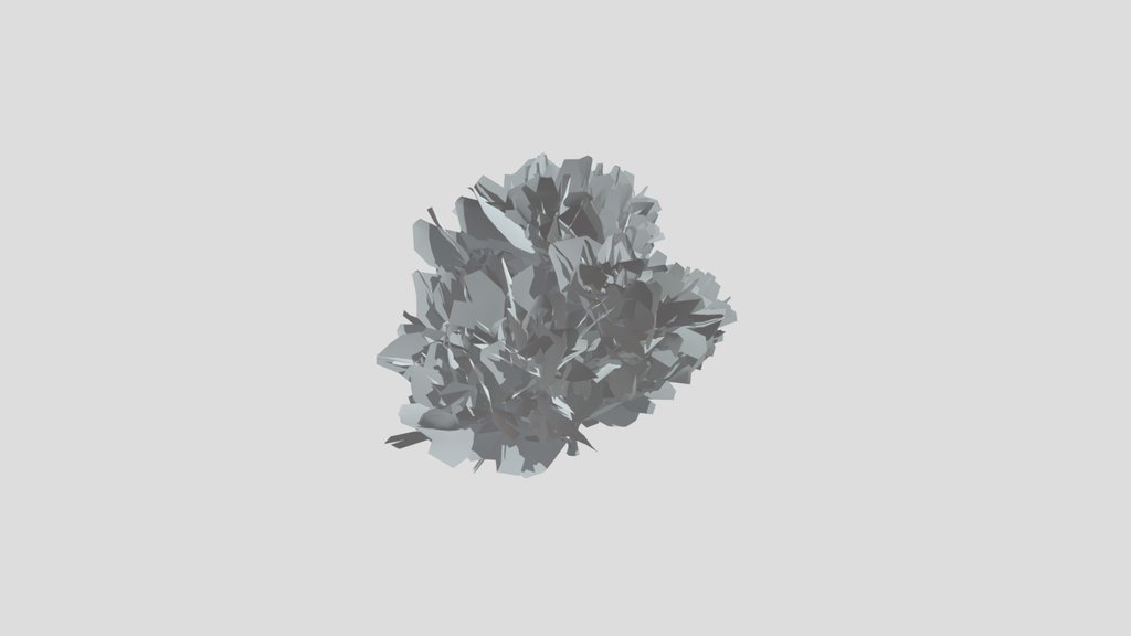 Bush Lowpoly Animated