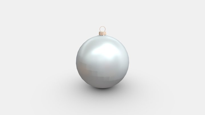 Glass Christmas Ball 3D Model