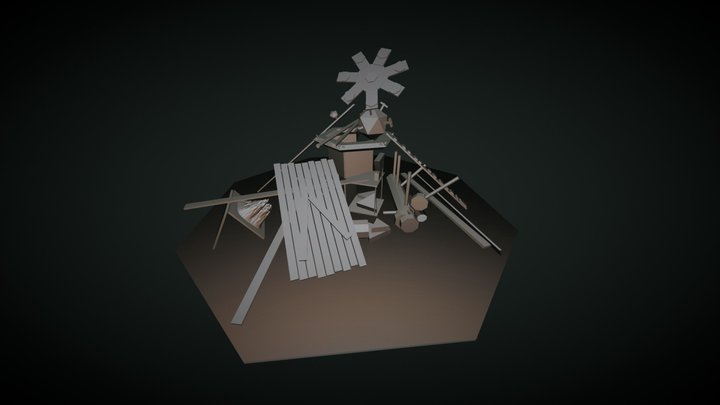 Geo-Structure with primitives 3D Model