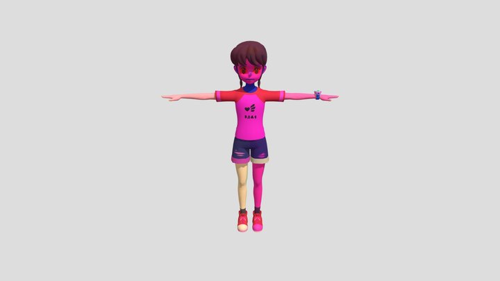 Natsume (Casual) 3D Model