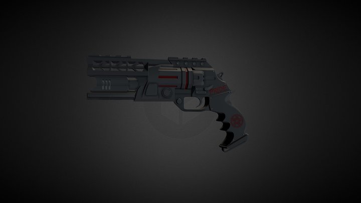 RS - 23 'Pride' (sci-fi gun) 3D Model
