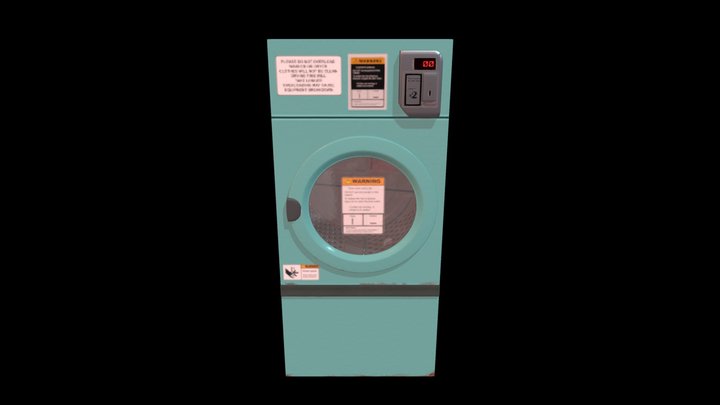 Washing Machine 3D Model
