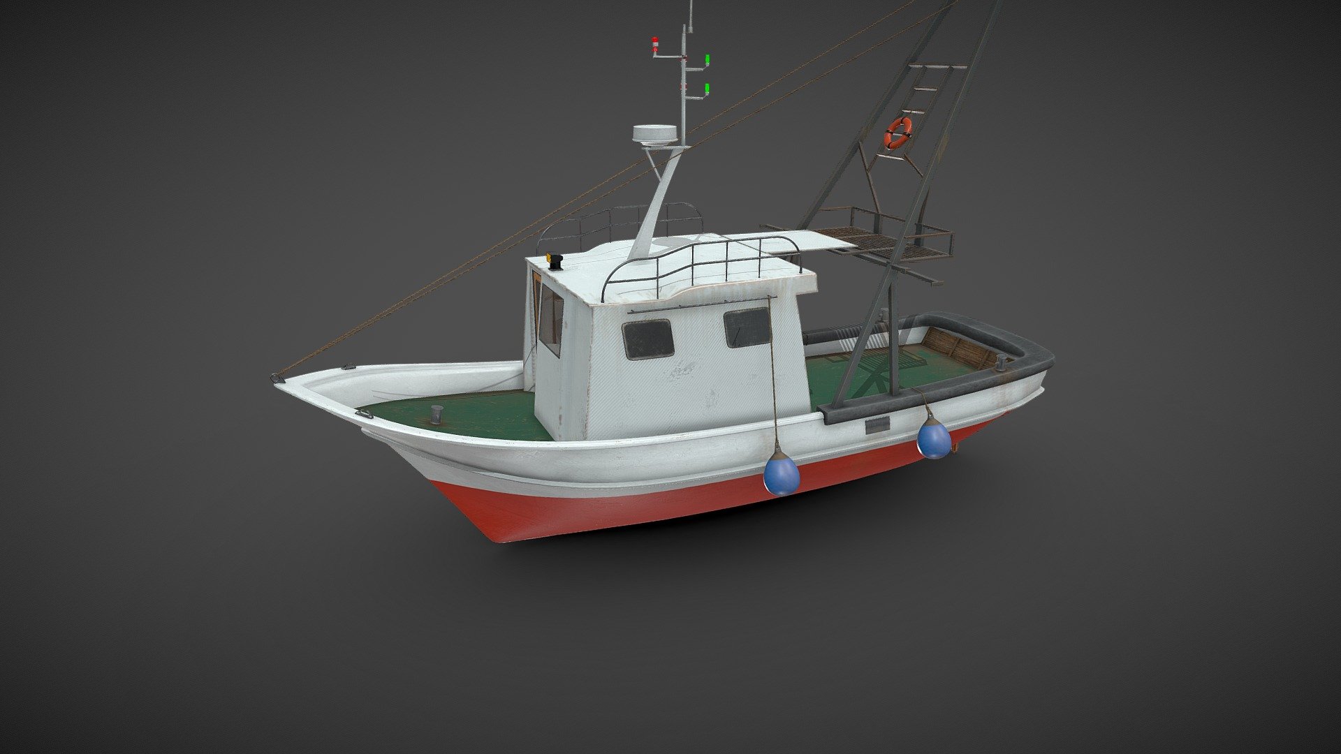Fishing Boat PBR Buy Royalty Free 3D model by MaX3Dd [2293065] Sketchfab Store