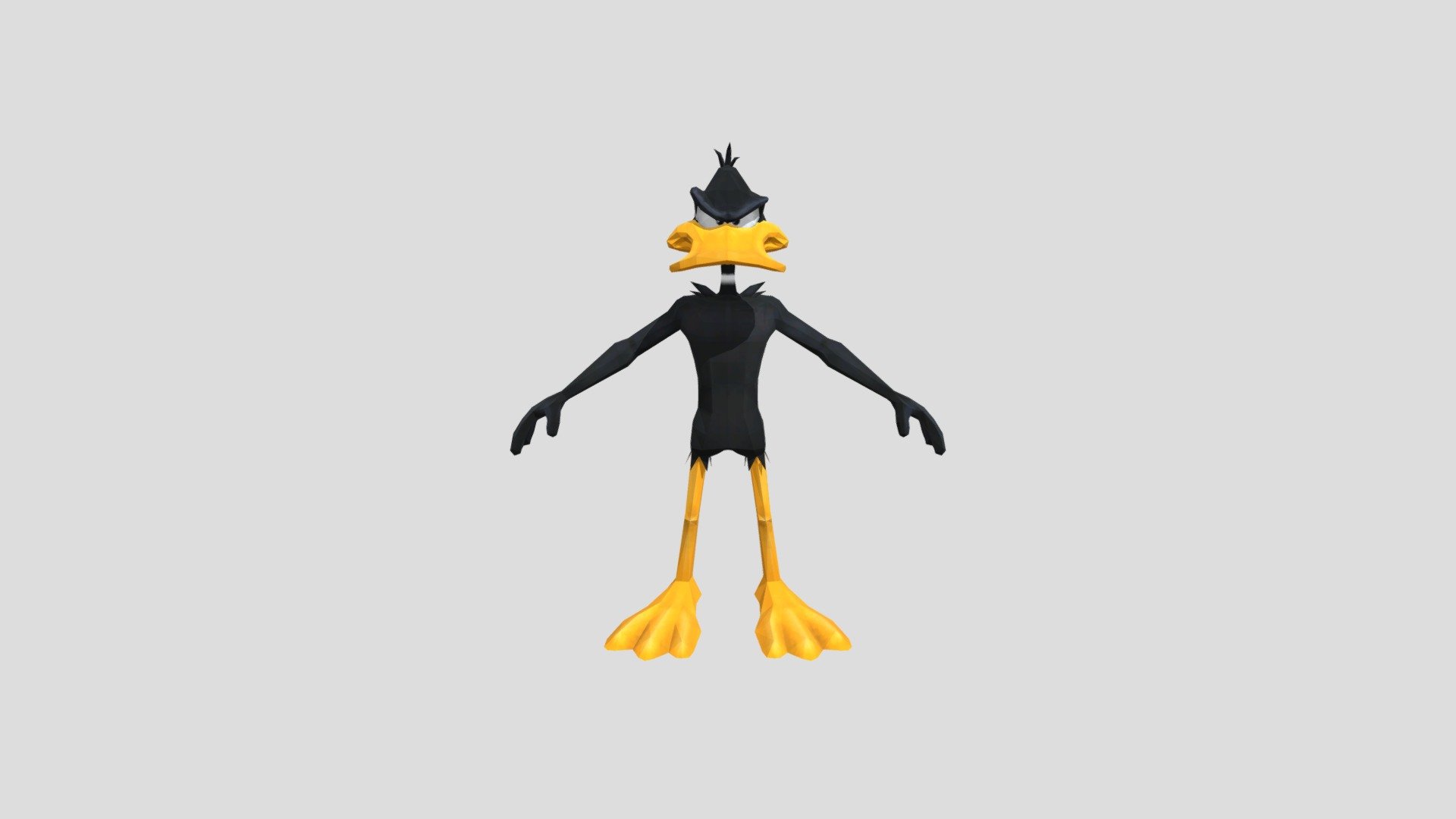 Daffy Duck rig - Download Free 3D model by Tung tung tung sahur ...