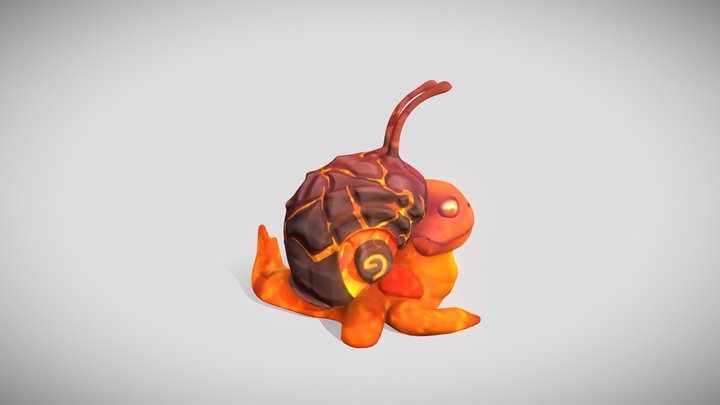 snail monster 3D Model