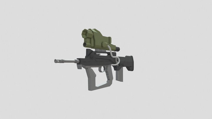 Famas Felin low poly 3D Model