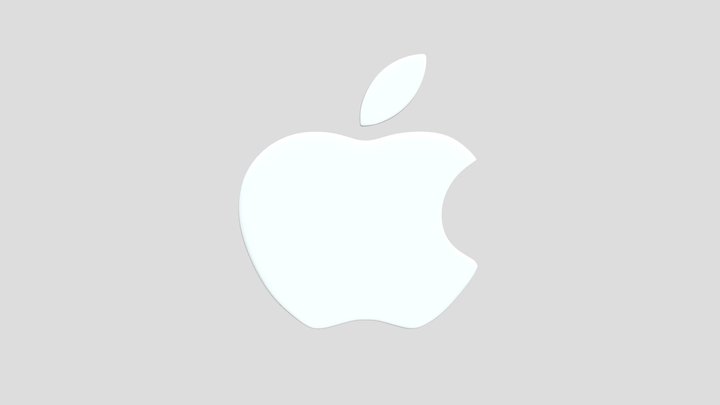 Marc Tacchi Apple Logo Render 3D Model