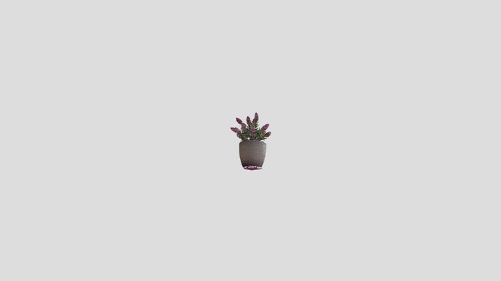 Vas_bunga_textured_mesh_glb 3D Model