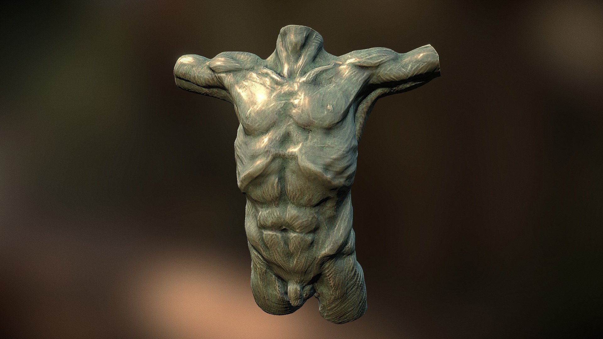 Sculptjanuary19 - Day 3 - Chest (Body) v2 - 3D model by Dirk Wachsmuth ...